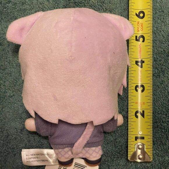 Hololive X Round 1 Collab Exclusive Nekomata Okayu 5.9” Plush NWT Limited Editio - Picture 2 of 6